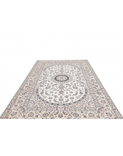 Tappeto Nain 6La Persia bianco grigio 212x315
