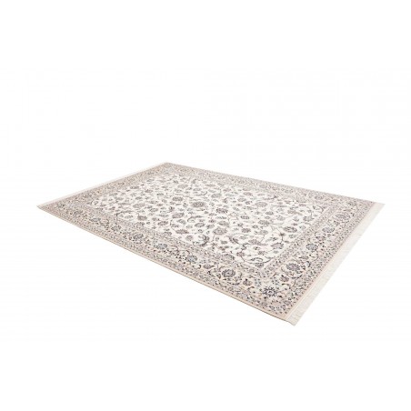 Tappeto Nain 6La Persia bianco grigio 205x302