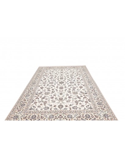 Tappeto Nain 6La Persia bianco grigio 205x302