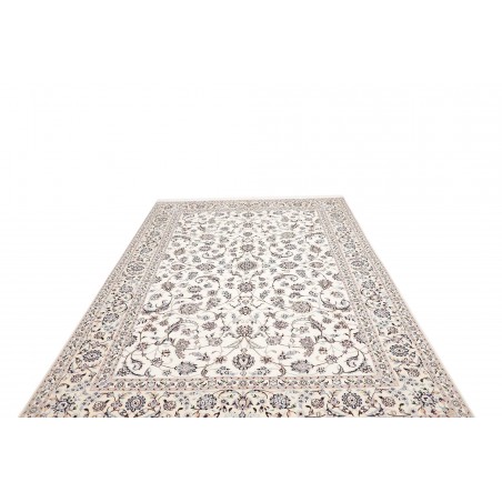 Tappeto Nain 6La Persia bianco grigio 205x302