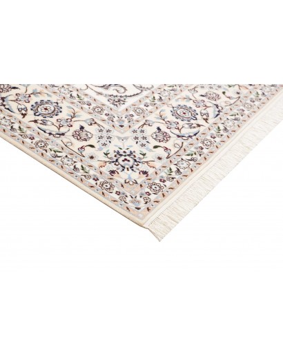 Tappeto Nain 6La Persia bianco grigio 205x302