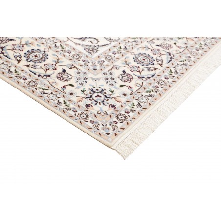 Tappeto Nain 6La Persia bianco grigio 205x302