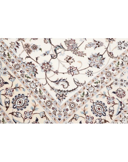 Tappeto Nain 6La Persia bianco grigio 205x302
