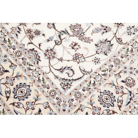 Tappeto Nain 6La Persia bianco grigio 205x302
