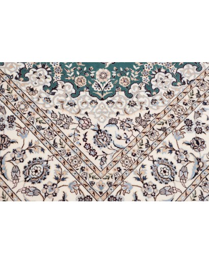 Tappeto Nain 6La Persia bianco grigio 203x303