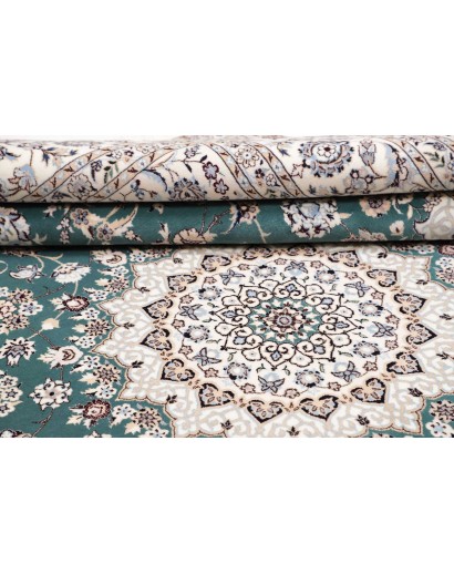 Tappeto Nain 6La Persia bianco grigio 203x303