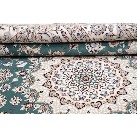 Tappeto Nain 6La Persia bianco grigio 203x303