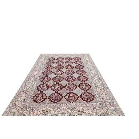 Tappeto Nain 6La Persia bianco verde 206x308