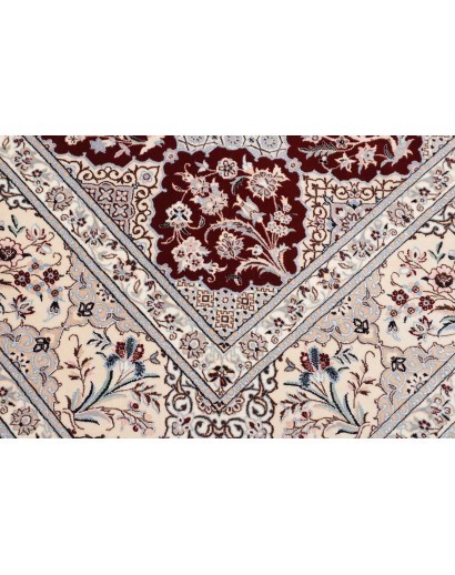 Tappeto Nain 6La Persia bianco verde 206x308