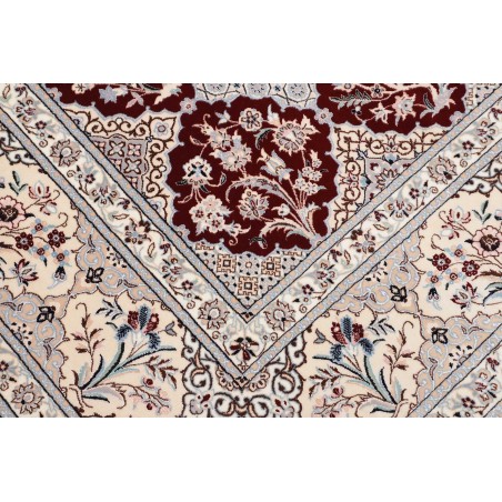 Tappeto Nain 6La Persia bianco verde 206x308