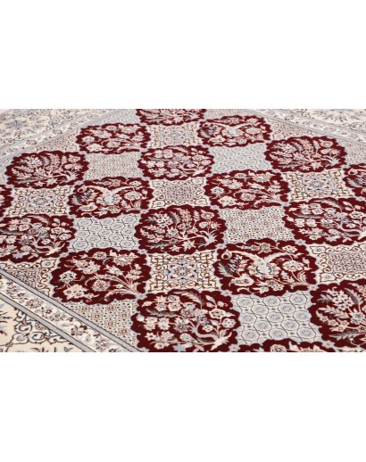 Tappeto Nain 6La Persia bianco verde 206x308