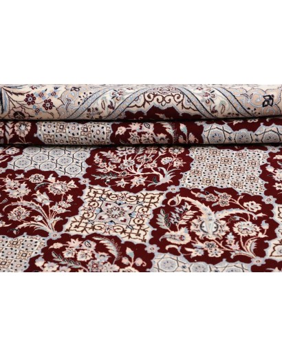 Tappeto Nain 6La Persia bianco verde 206x308