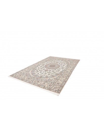Tappeto Nain 6La Persia bianco grigio 208x317