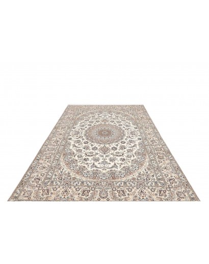 Tappeto Nain 6La Persia bianco grigio 208x317