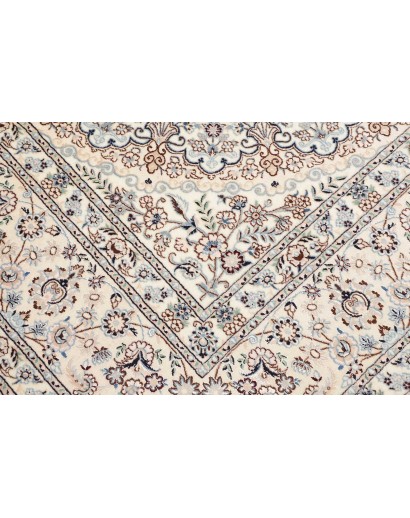 Tappeto Nain 6La Persia bianco grigio 208x317