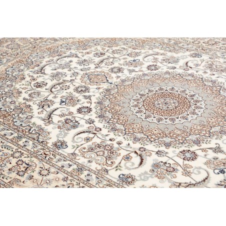 Tappeto Nain 6La Persia bianco grigio 208x317