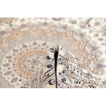 Tappeto Nain 6La Persia bianco grigio 208x317