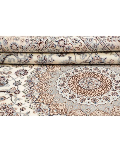 Tappeto Nain 6La Persia bianco grigio 208x317