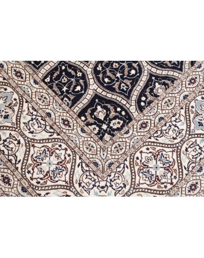 Tappeto Nain 6La Persia beige grigio 212x312
