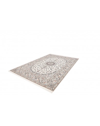 Tappeto Nain 6La Persia bianco grigio 214x315