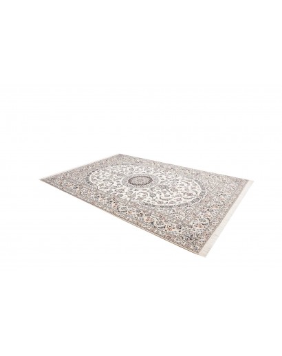 Tappeto Nain 6La Persia bianco grigio 214x315