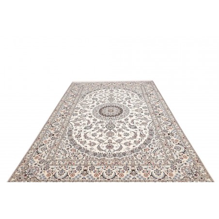 Tappeto Nain 6La Persia bianco grigio 214x315
