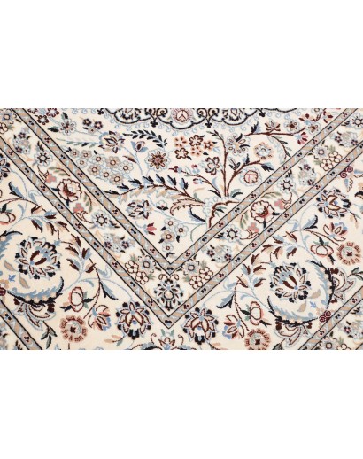 Tappeto Nain 6La Persia bianco grigio 214x315