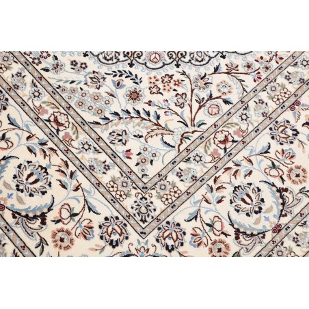 Tappeto Nain 6La Persia bianco grigio 214x315