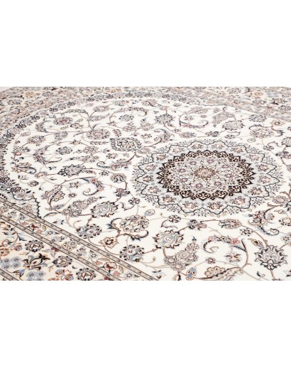 Tappeto Nain 6La Persia bianco grigio 214x315