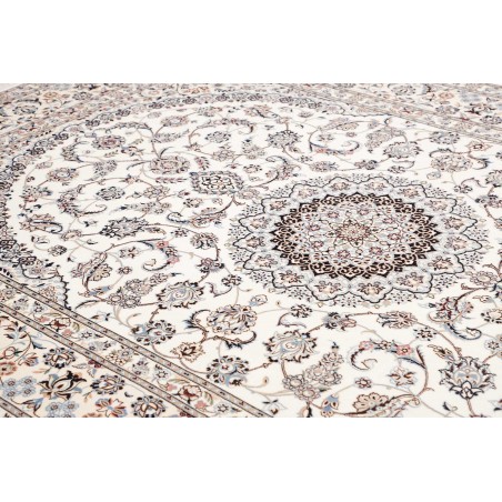 Tappeto Nain 6La Persia bianco grigio 214x315