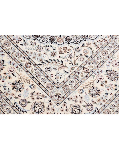 Tappeto Nain 6La Persia bianco grigio 209x316