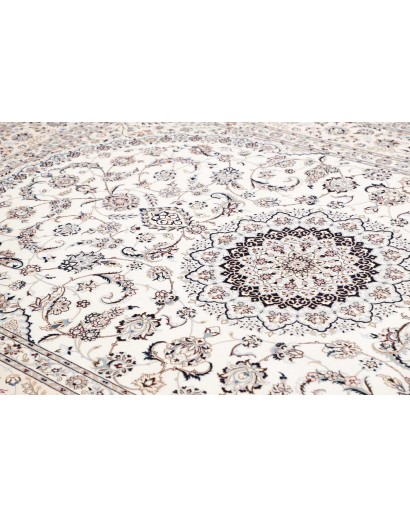 Tappeto Nain 6La Persia bianco grigio 209x316