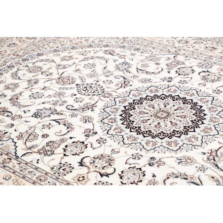Tappeto Nain 6La Persia bianco grigio 209x316