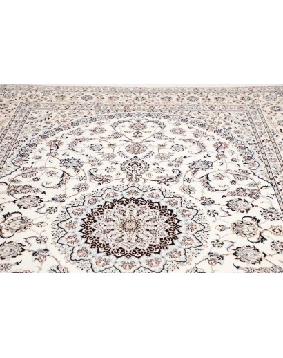 Tappeto Nain 6La Persia bianco grigio 209x316