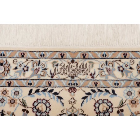 Tappeto Nain 6La Persia bianco grigio 209x316