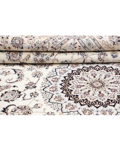 Tappeto Nain 6La Persia bianco grigio 209x316