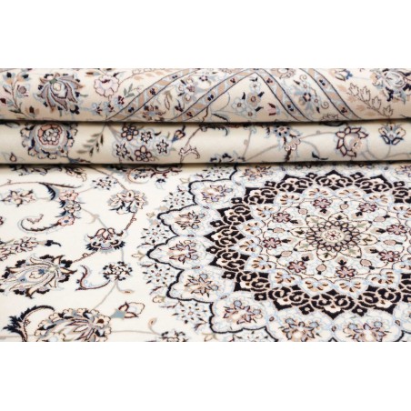 Tappeto Nain 6La Persia bianco grigio 209x316