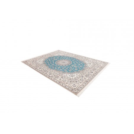 Tappeto Nain 6La Persia bianco blu 207x260