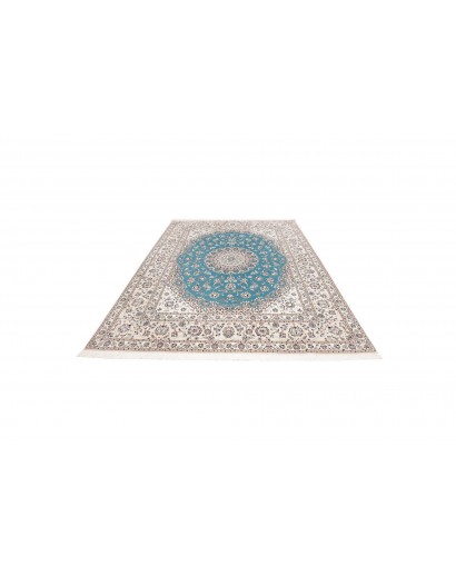 Tappeto Nain 6La Persia bianco blu 207x260