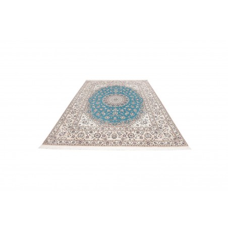 Tappeto Nain 6La Persia bianco blu 207x260