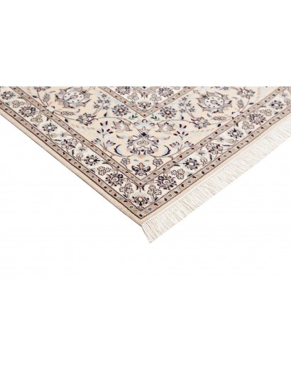 Tappeto Nain 6La Persia bianco blu 207x260