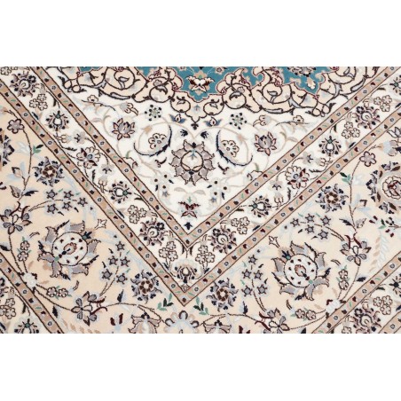 Tappeto Nain 6La Persia bianco blu 207x260