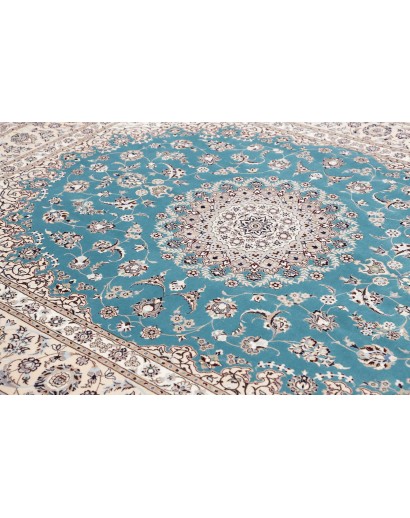 Tappeto Nain 6La Persia bianco blu 207x260
