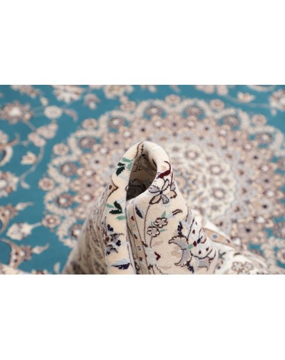 Tappeto Nain 6La Persia bianco blu 207x260