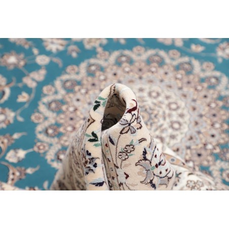 Tappeto Nain 6La Persia bianco blu 207x260