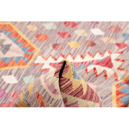 Tappeto Kilim Afghanistan marrone bianco 152x204