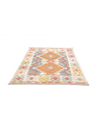 Tappeto Kilim Afghanistan bianco 147x206
