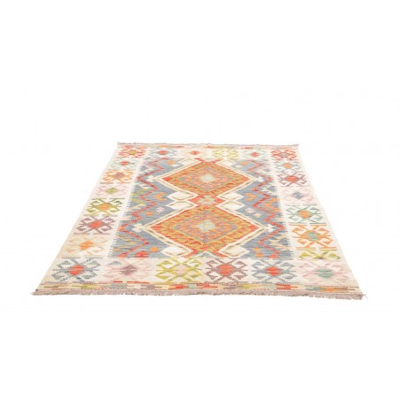 Tappeto Kilim Afghanistan bianco 147x206