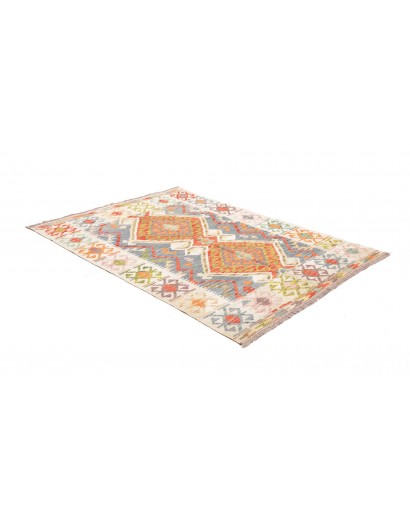 Tappeto Kilim Afghanistan bianco 147x206