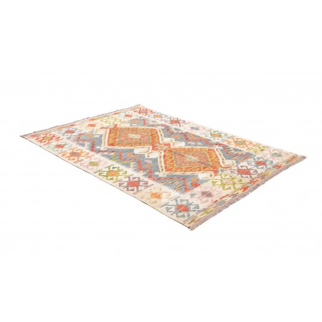 Tappeto Kilim Afghanistan bianco 147x206